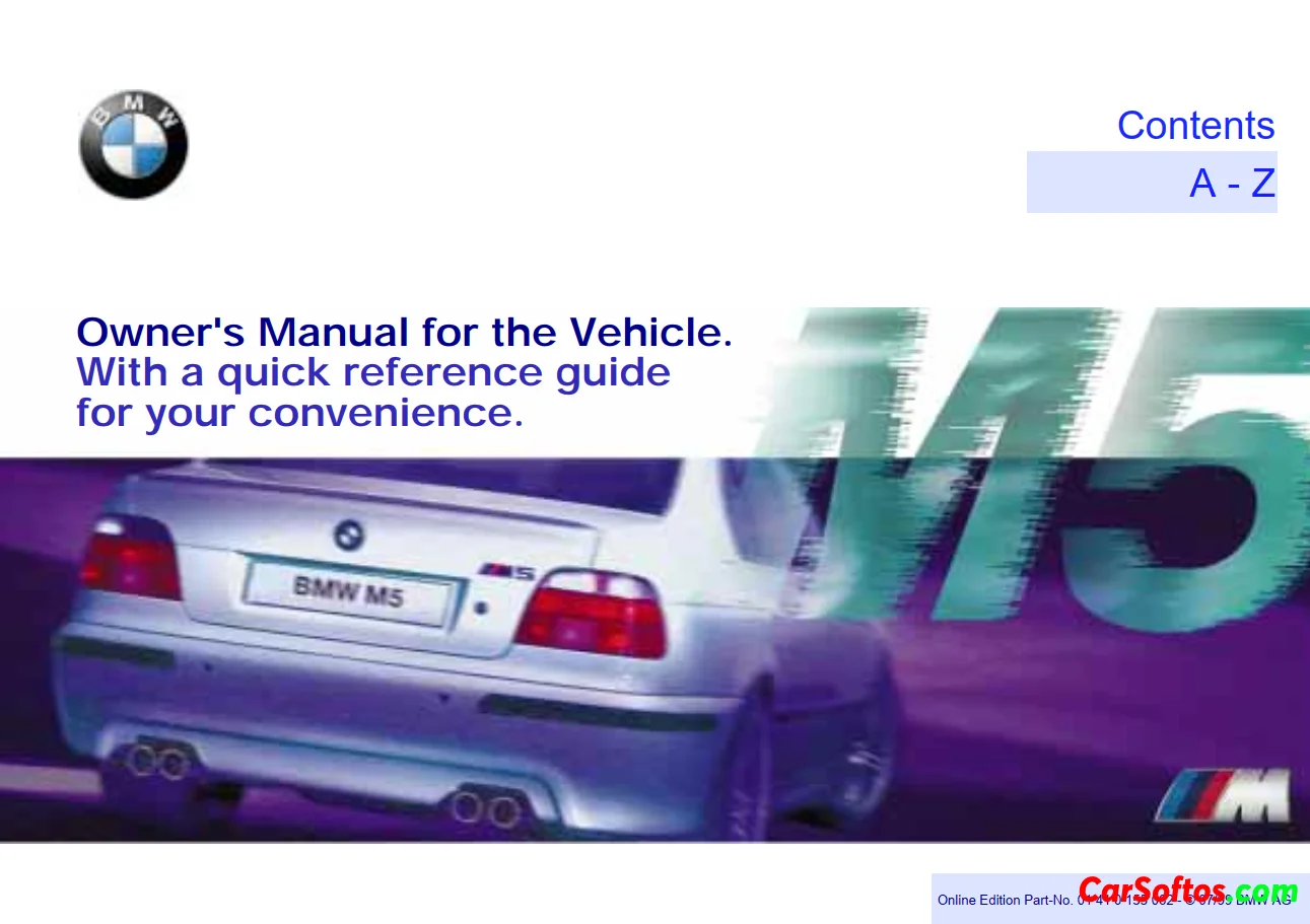 Bmw M Sedan Owners Manual Arsoftos Car Portal Programs